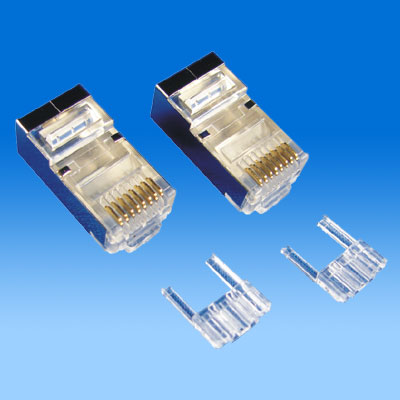 ZH-115 8P8CS CAT6 PLUG WITH INSERT&SHEILDED